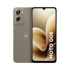 Smartphone Motorola Moto G06 256GB 4GB - Bege - Tela 6,9” Câm. 50MP + Selfie 8MP 