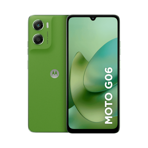 Smartphone Motorola Moto G06 256GB 4GB - Verde - Tela 6,9” Câm. 50MP + Selfie 8MP 