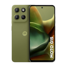 Smartphone Motorola Moto G15 256GB 4GB - Verde - Tela 6.7" Full HD Câmera 50MP AI e Night Vision