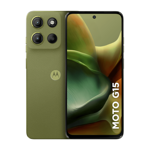 Smartphone Motorola Moto G15 256GB 4GB - Verde - Tela 6.7" Full HD Câmera 50MP AI e Night Vision