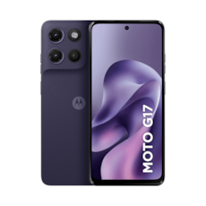 Smartphone Motorola Moto G17 128GB 4GB - Roxo - Tela 6,7” Câm. 50MP + Selfie 32MP 