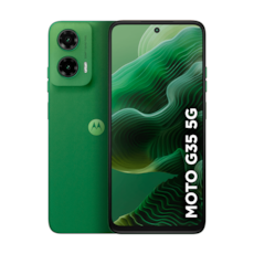 Smartphone Motorola Moto G35 128GB 4GB - Verde 5G - Tela 6,7” Câm. Dupla + Selfie 16MP com AI e NFC