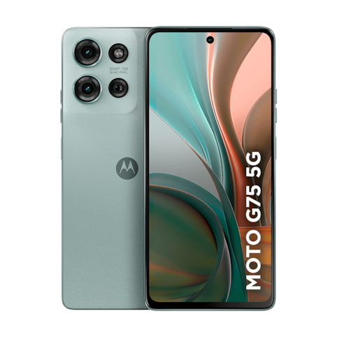 Smartphone Motorola Moto G75 256GB 8GB - Cinza 5G - Tela 6,8” tela Full HD+ de 6,8” + Selfie 16MP