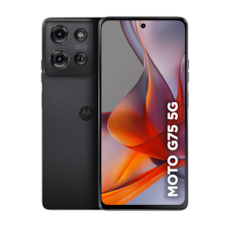 Smartphone Motorola Moto G75 256GB 8GB - Preto 5G - Tela 6,8” tela Full HD+ de 6,8” + Selfie 16MP