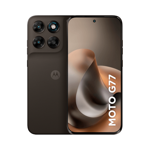 Smartphone Motorola Moto G77 5G Marrom 256GB - Tela 6,8” Câm. 108MP + Selfie 32MP 