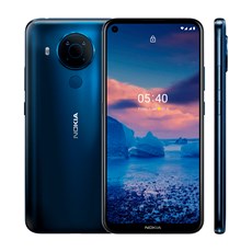 Smartphone Nokia NK025 5.4 128GB Azul 4G-4GB RAM Tela 6.39”-16MP Câm Quádrupla com Lentes Ultra-Wide