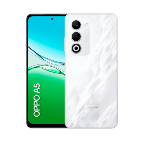Smartphone OPPO A5 4G - 256 GB Branco - Tela 6,67" Câm. Dupla + Selfie 5MP