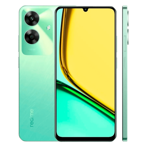 Smartphone Realme Note 60S 256GB Verde - Tela 6,67" Câm. Dupla + Selfie 8MP