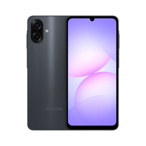 Smartphone Samsung Galaxy A07 128GB Preto - Tela 6,7" Câm. Dupla + Selfie 8MP