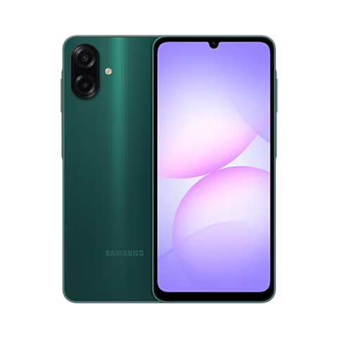 Smartphone Samsung Galaxy A07 128GB Verde - Tela 6,7" Câm. Dupla + Selfie 8MP