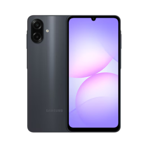 Smartphone Samsung Galaxy A07 256GB Preto - Tela 6,7" Câm. Dupla + Selfie 8MP