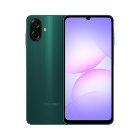 Smartphone Samsung Galaxy A07 256GB Verde - Tela 6,7" Câm. Dupla + Selfie 8MP