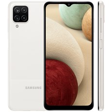 Smartphone Samsung Galaxy A12 64GB Branco - 4GB RAM Tela 6.5” Câm. 48Mp + 5Mp + 2Mp + 2Mp