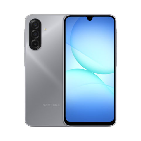 Smartphone Samsung Galaxy A17 128GB Cinza - Tela 6,7" Câm. Tripla + Selfie 13MP 