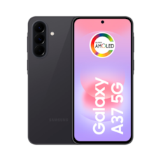 Smartphone Samsung Galaxy A37 5G 256GB Preto - Tela 6,7" Câm. Tripla + Selfie 12MP
