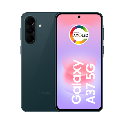 Smartphone Samsung Galaxy A37 5G 256GB Verde - Tela 6,7" Câm. Tripla + Selfie 12MP