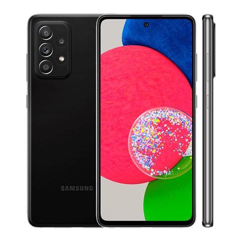 Smartphone Samsung Galaxy A52S 128GB Preto 5G - 6GB RAM Tela 6,5” Câm. Quádrupla + Selfie 32MP