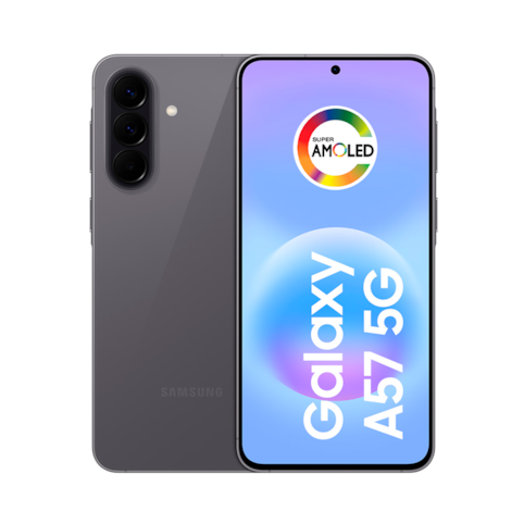Smartphone Samsung Galaxy A57 5G 256GB Cinza - Tela 6,7" Câm. Tripla + Selfie 12MP 
