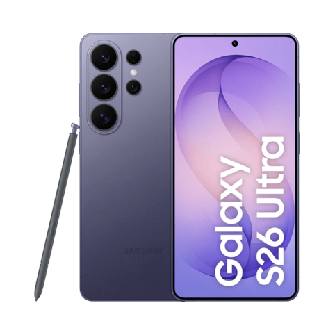 Smartphone Samsung Galaxy S26 Ultra 512GB Violeta 5G - 12GB RAM Tela 6,9” Câm. Tripla + Selfie 12MP 