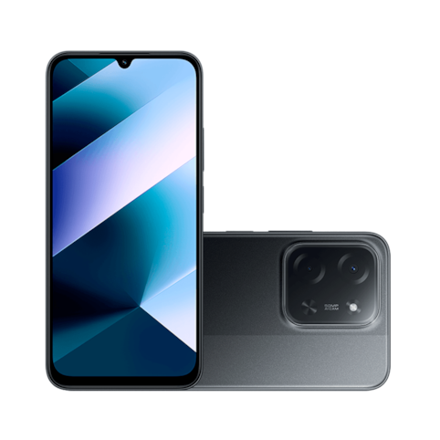 Smartphone Xiaomi Poco C85 4G 256GB Preto - Tela 6,9" Selfie 13MP - Preto