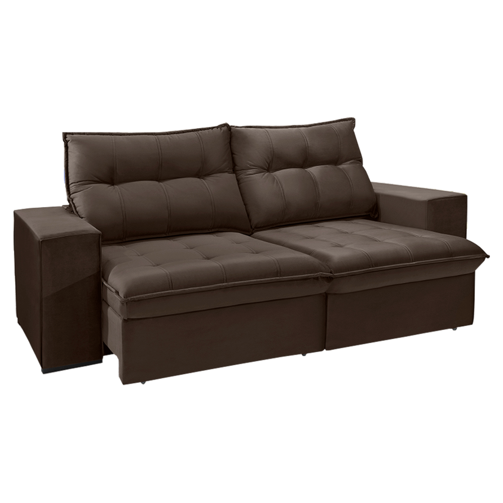 Sofá Art Brasil Cordoba 2,30M Marrom 3107 Martinello