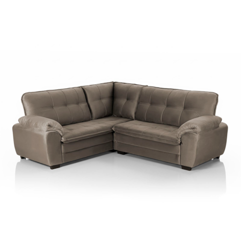 Sofá Hellen Sharon 3x2 Lugares Canto - Velut Cacau