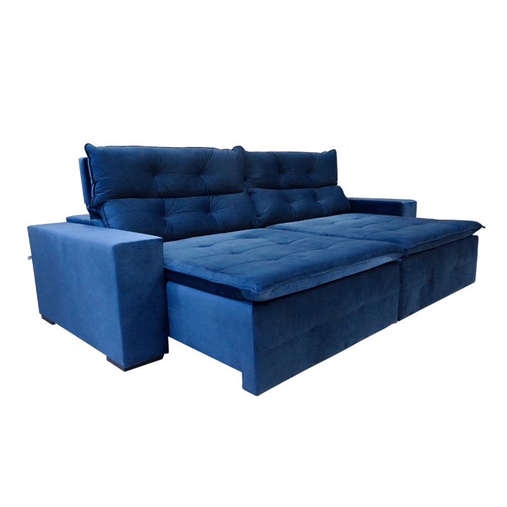 Sofa Imperatriz Evora Retratil Sued Azul Martinello Eletrodomesticos Sofa Imperatriz Evora Retratil Sued Azul Martinello Eletrodomesticos