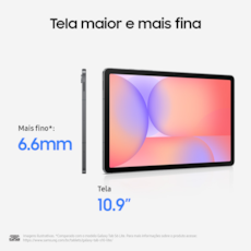 Tablet Samsung SM-X400NZAD Tab S10 Lite 128GB Cinza