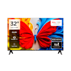 TCL Smart TV 32" 32S5K QLED Full HD - Android TV com Wi-Fi e Bluetooth