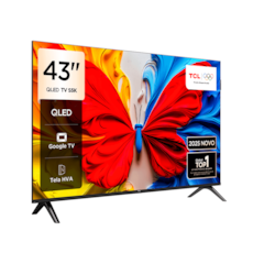 TCL Smart TV 43" 43S5K QLED Full HD - Android TV com Wi-Fi e Bluetooth