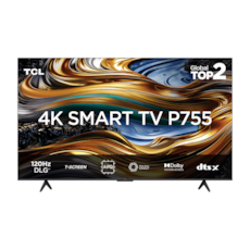 TCL Smart TV 65" 65P755 LED UHD 4K - Google TV com Wi-Fi e Bluetooth Dolby Vision e Dolby Atmos