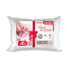 Travesseiro Fibrasca Toque de Rosas Plumax - 4585