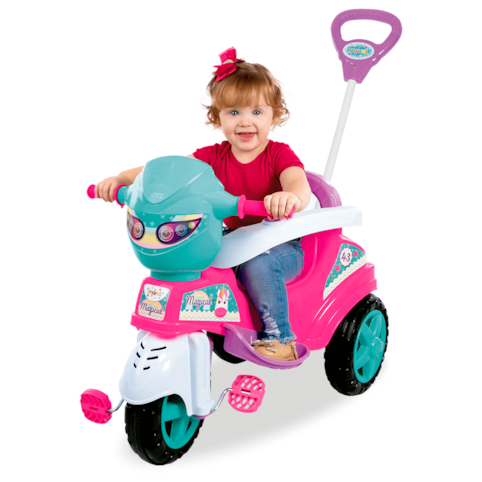 Triciclo Maral Motoca Baby City - 3150 Menina - Martinello