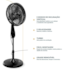 Ventilador Britania 30CM BVC31A Maxx Force Coluna - 110V