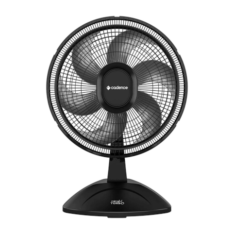 Ventilador Cadence 40cm Ventilar Refresh Turbo VTR410 - Preto 3 Velocidades 110V 