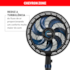 Ventilador De Coluna Arno Force 40cm VE7C X-TREME - 110V 
