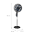 Ventilador De Coluna Arno Force 40cm VE7C X-TREME - 110V 