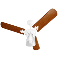 Ventilador de Teto New Delta Light 3 PPM - Branco 3 Velocidades 110v Ventilador de Teto New Delta Light 3 PPM - Branco 3 Velocidades 110v